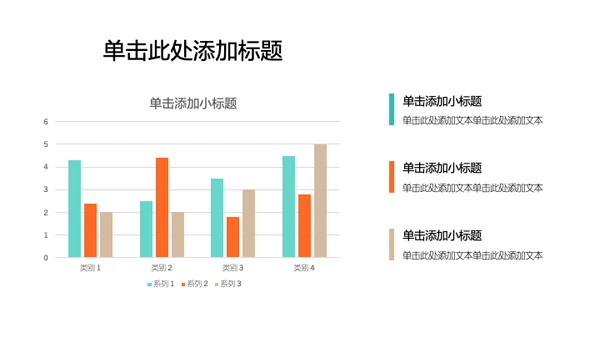 青橙色简约风年中述职PPT模板