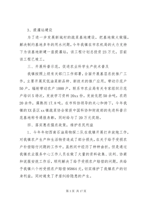 乡镇农业服务中心年终工作总结 (2).docx