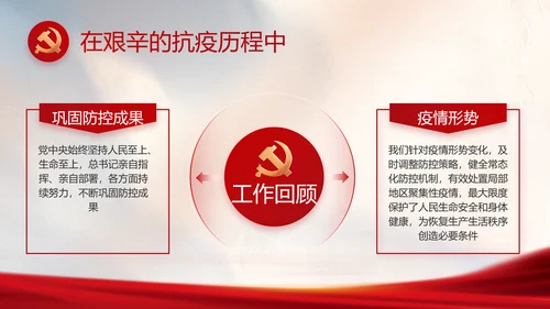 党建党支部年终工作总结汇报PPT党课