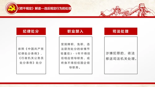 党员干部廉洁从业廉政教育PPT模板