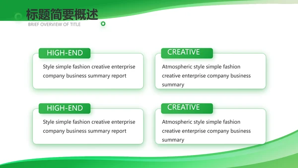 绿色医疗医药代表工作汇报动态PPT