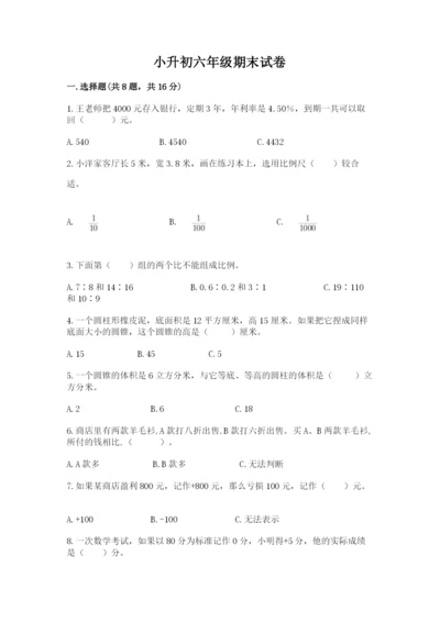 小升初六年级期末试卷（基础题）.docx