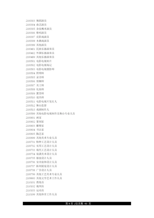 中华人民共和国国家职业分类大典.docx