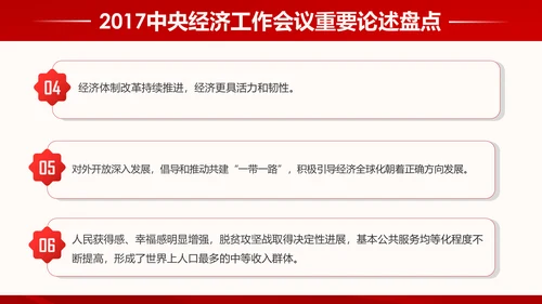 中央经济工作会议93个重要论述PPT模板
