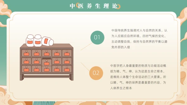 艾灸养生馆中医夏季养生通用PPT模板
