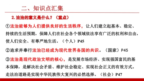 第四课建设法治中国【复习课件】(共23张PPT)