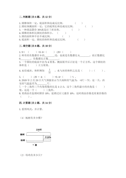 阳江市小升初数学测试卷精品有答案.docx