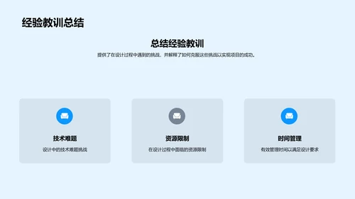毕业设计实践报告PPT模板