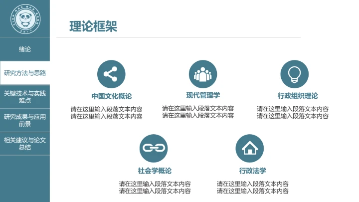 毕业答辩毕业论文答辩开题报告通用PPT模版