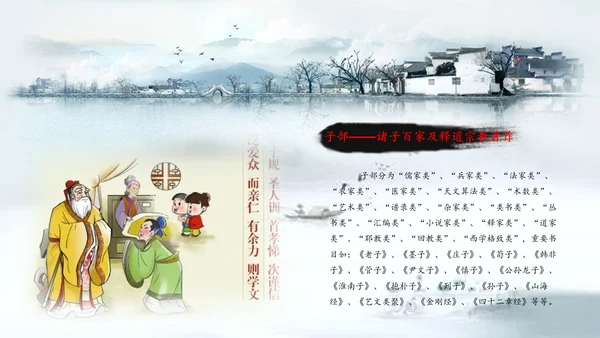 国学经典儒家文化国学孔子PPT模板