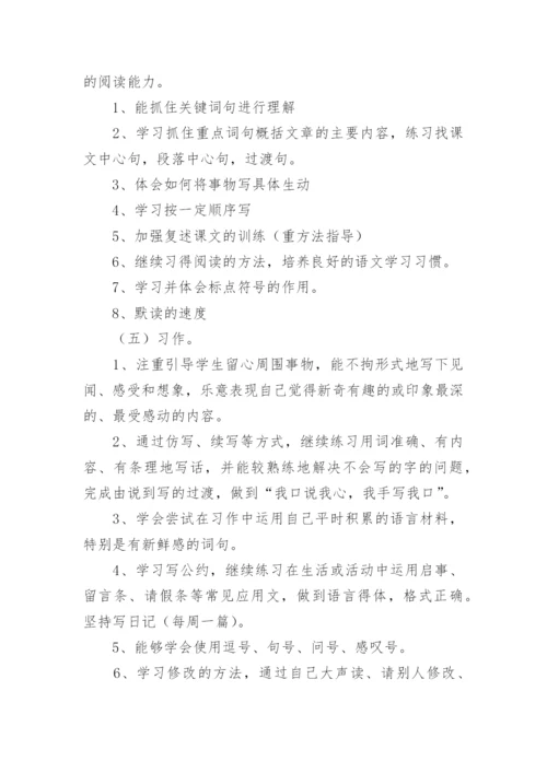 小学语文期末复习计划.docx