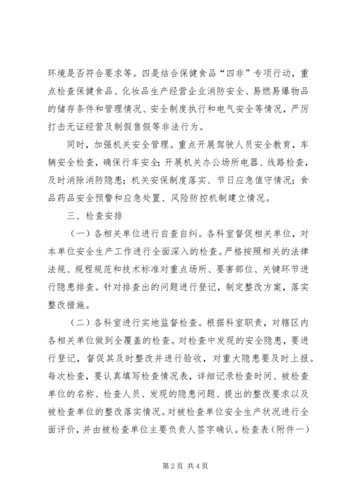 食品药品安全生产检查工作方案.docx