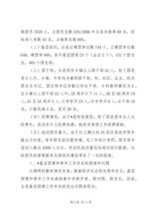 基层团组织建设调研报告.docx
