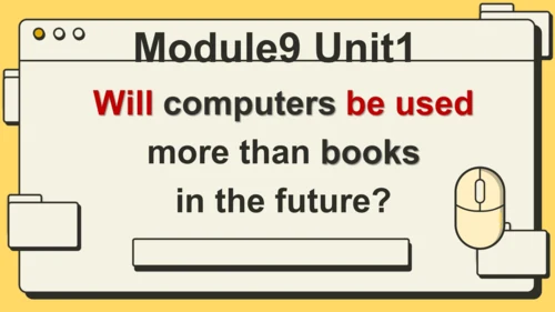 Module 9 Great inventions Unit 1 课件+内嵌音频（外研版九年级上册