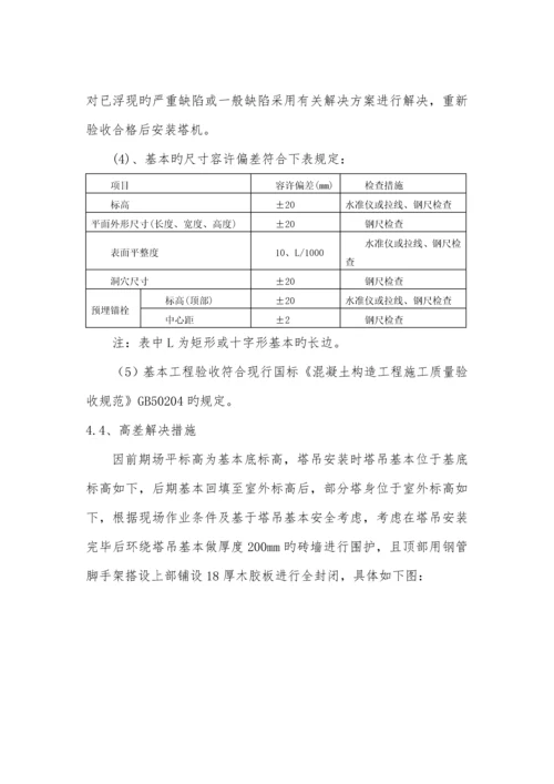 TC独立塔吊基础综合施工专题方案.docx