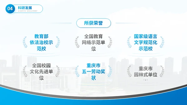 重庆文理学院大学高校通用PPT模板