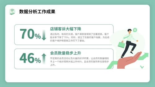 绿色插画风试用期转正答辩PPT模板