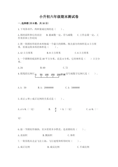 小升初六年级期末测试卷（能力提升）.docx