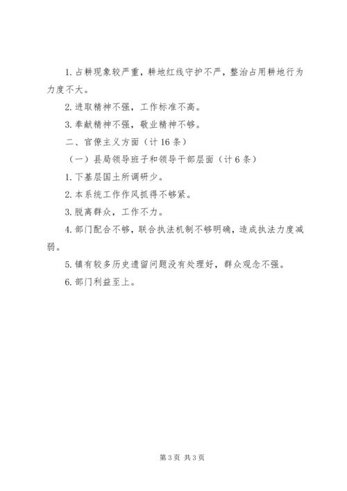 国土局作风建设工作汇报.docx