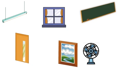 Unit 1 My classroom-Part A Let's talk & learn 课件(共