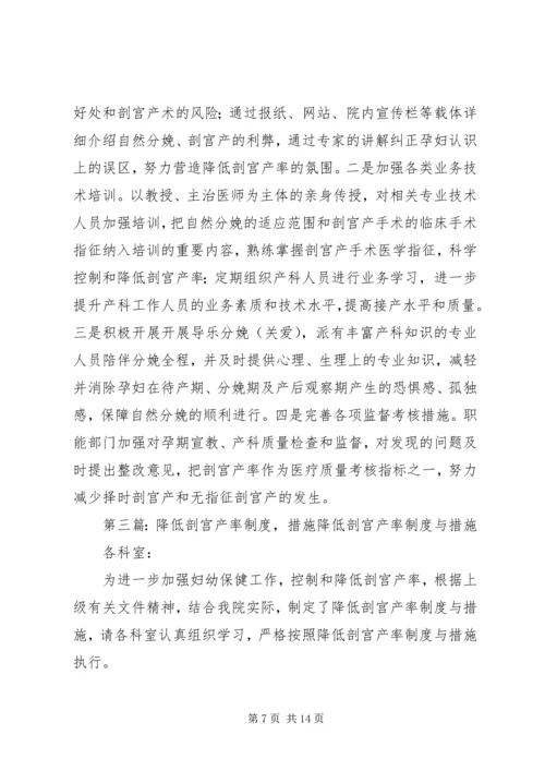 人民医院切实降低剖宫产率实施方案.docx