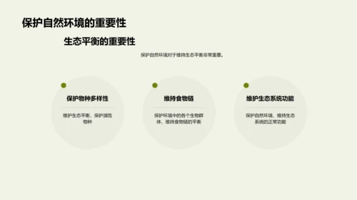 生态环保与生物多样性