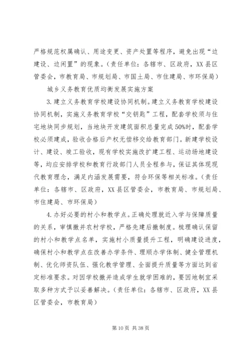 亳城乡中心校创建义务教育发展基本均衡县实施方案.docx