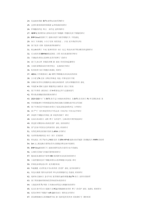 推荐722条优秀医学博士论文题目参考.docx