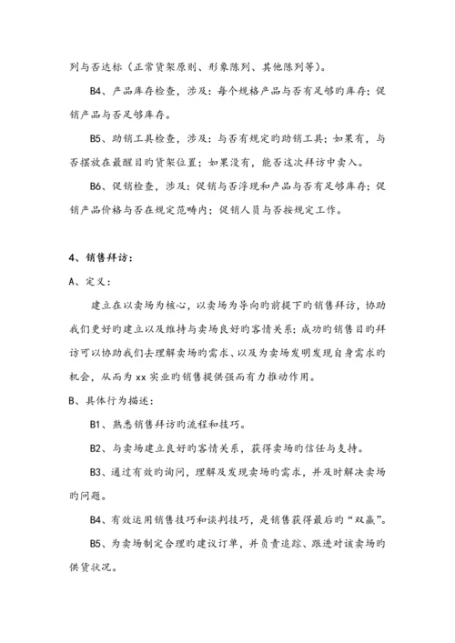 快消品KA现代渠道业务人员操作标准手册.docx