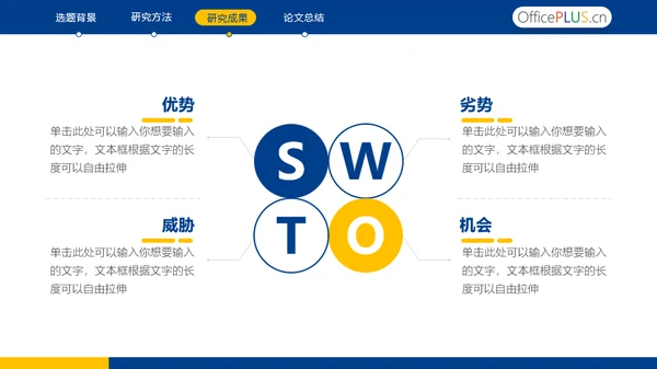 蓝色毕业论文答辩通用PPT模板