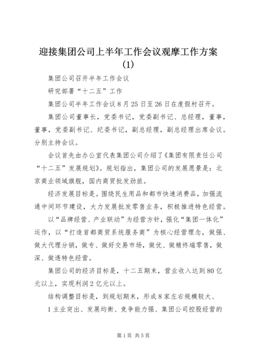 迎接集团公司上半年工作会议观摩工作方案(4).docx