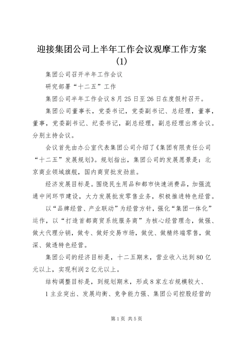 迎接集团公司上半年工作会议观摩工作方案(4).docx