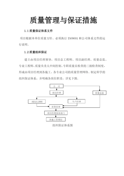 质量管理与保证措施.docx