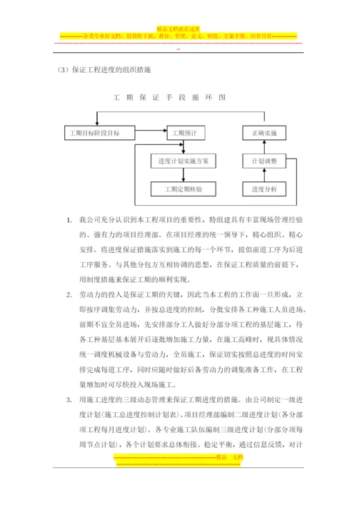 施工组织设计-工程进度管理体系与措施.docx