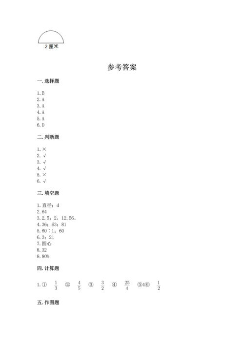 人教版六年级上册数学期末测试卷含答案（典型题）.docx