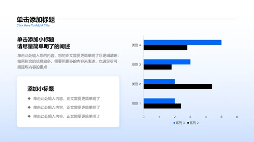 蓝色渐变立体风格通用教学课件PPT演示模板