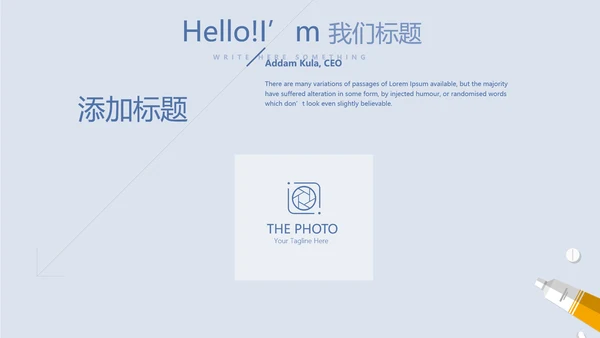 蓝医药代表季度工作汇报工作总结动态PPT