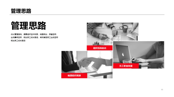 红色商务风个人简历PPT案例
