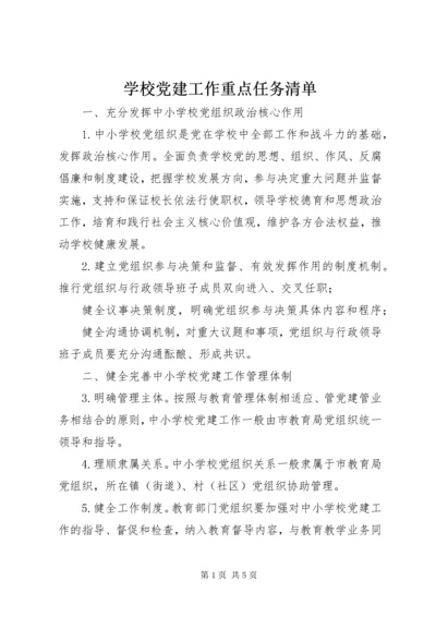 学校党建工作重点任务清单.docx