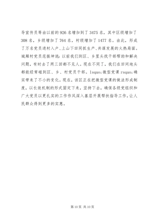 党员微型党课学习心得.docx