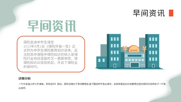 金融行业销售早会运营通用PPT模板