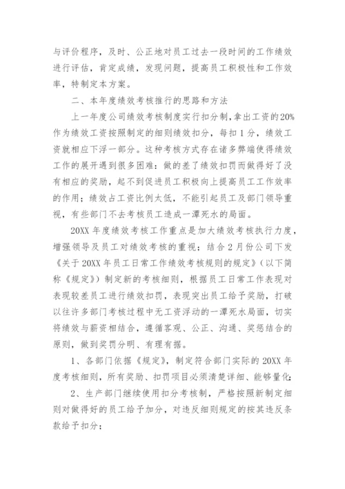 公司管理层绩效考核方案.docx