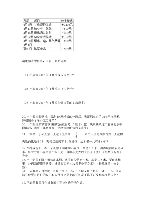 六年级小升初数学应用题50道加下载答案.docx