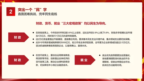 党政党建解读政府工作报告PPT教学课件