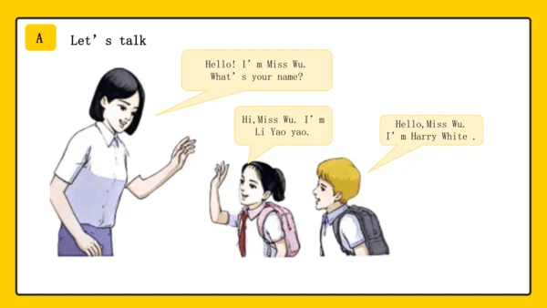 Unit1 Greetings Lesson1 课件(共20张PPT)