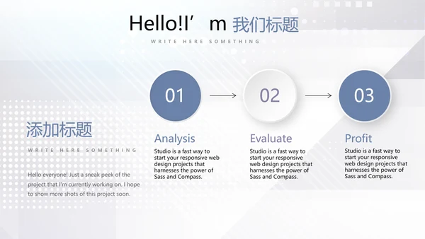 公安科技网络信息软件科技商务动态PPT