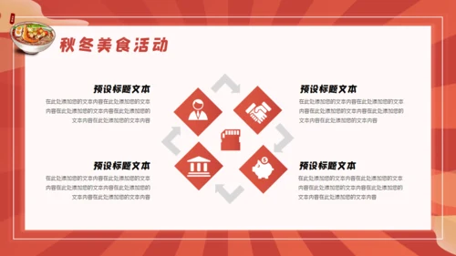 国潮风餐饮行业美食节火锅宣传通用PPT模版