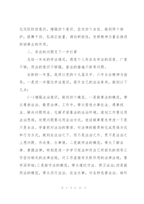 述法报告-个人述法报告【六篇】.docx