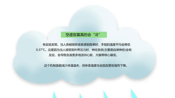 蓝色国际气象节PPT课件模板