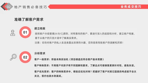 红色插画风格房地产销售培训PPT